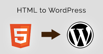 html to wordpress